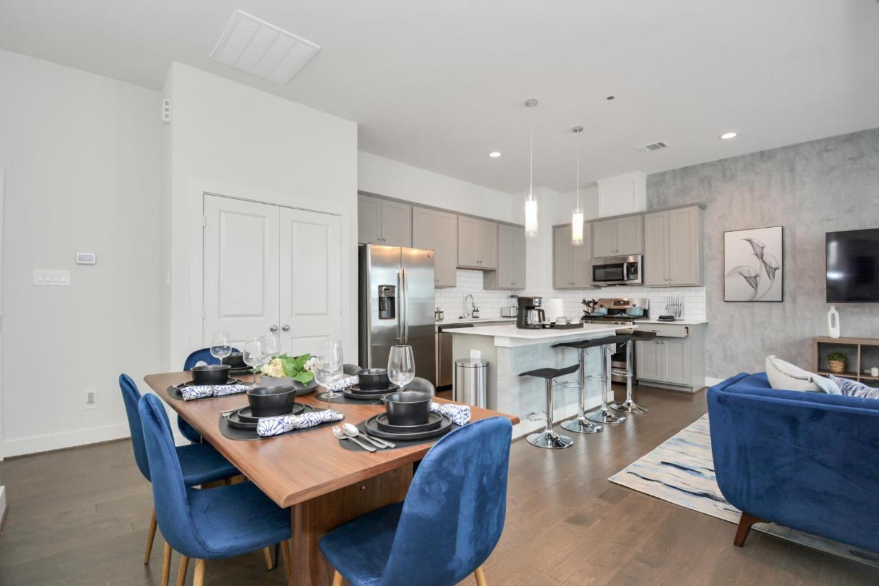 יוסטון Casa Azure - New Modern 3 Bedroom Med Center, Nrg, Uh מראה חיצוני תמונה