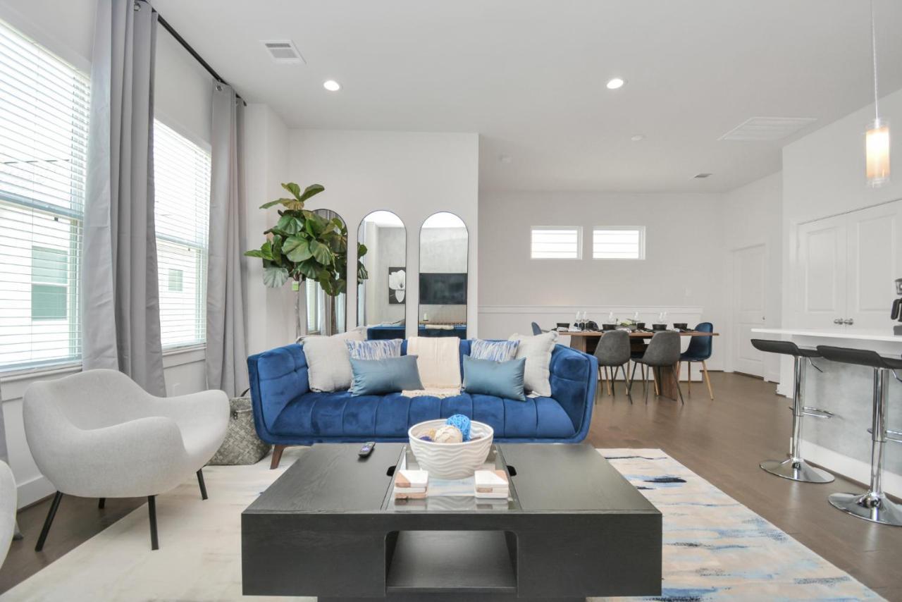 יוסטון Casa Azure - New Modern 3 Bedroom Med Center, Nrg, Uh מראה חיצוני תמונה