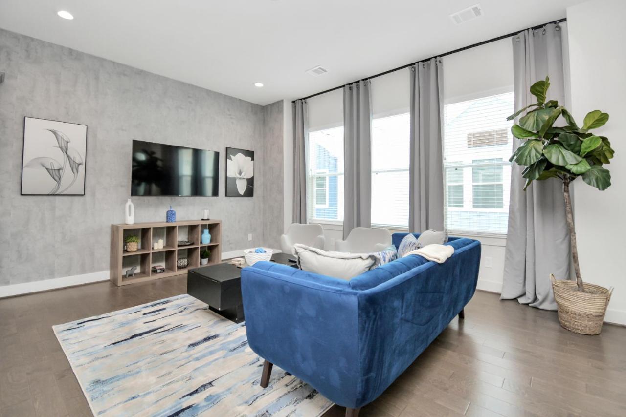 יוסטון Casa Azure - New Modern 3 Bedroom Med Center, Nrg, Uh מראה חיצוני תמונה